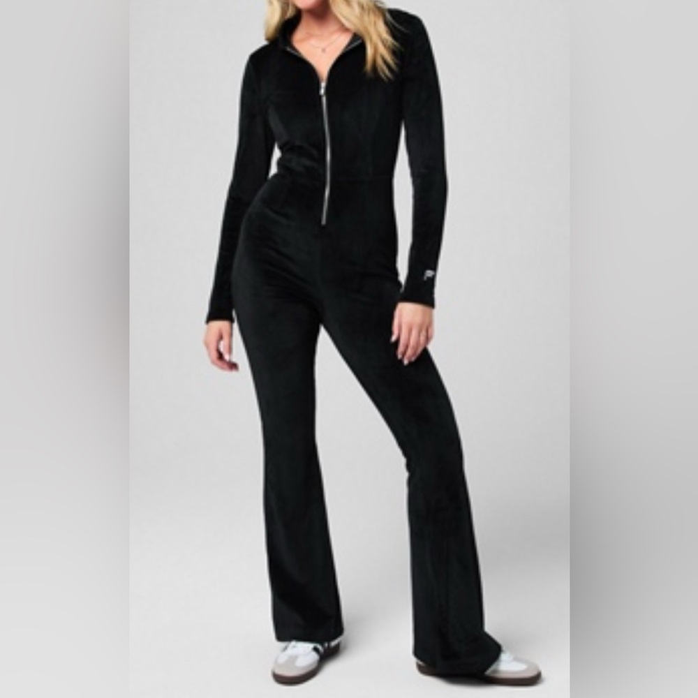FABLETICS Plush Rib Hooded Jumpsuit size XL